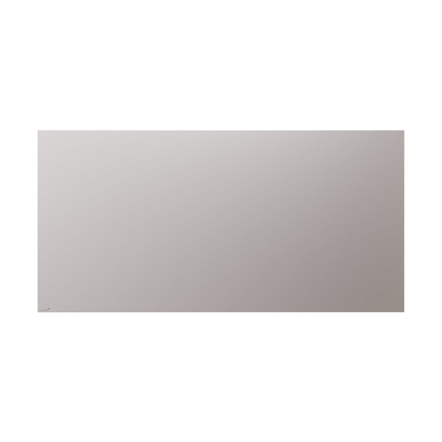 Legamaster Glasboard matte 200 x 100 x 0,4 cm (B x H x T) Tafel magnethaftend inkl. zwei superstarke Magnete (Ø 20 mm), ein Glasboardmarker edding95 Sicherheitsglas warmgrau