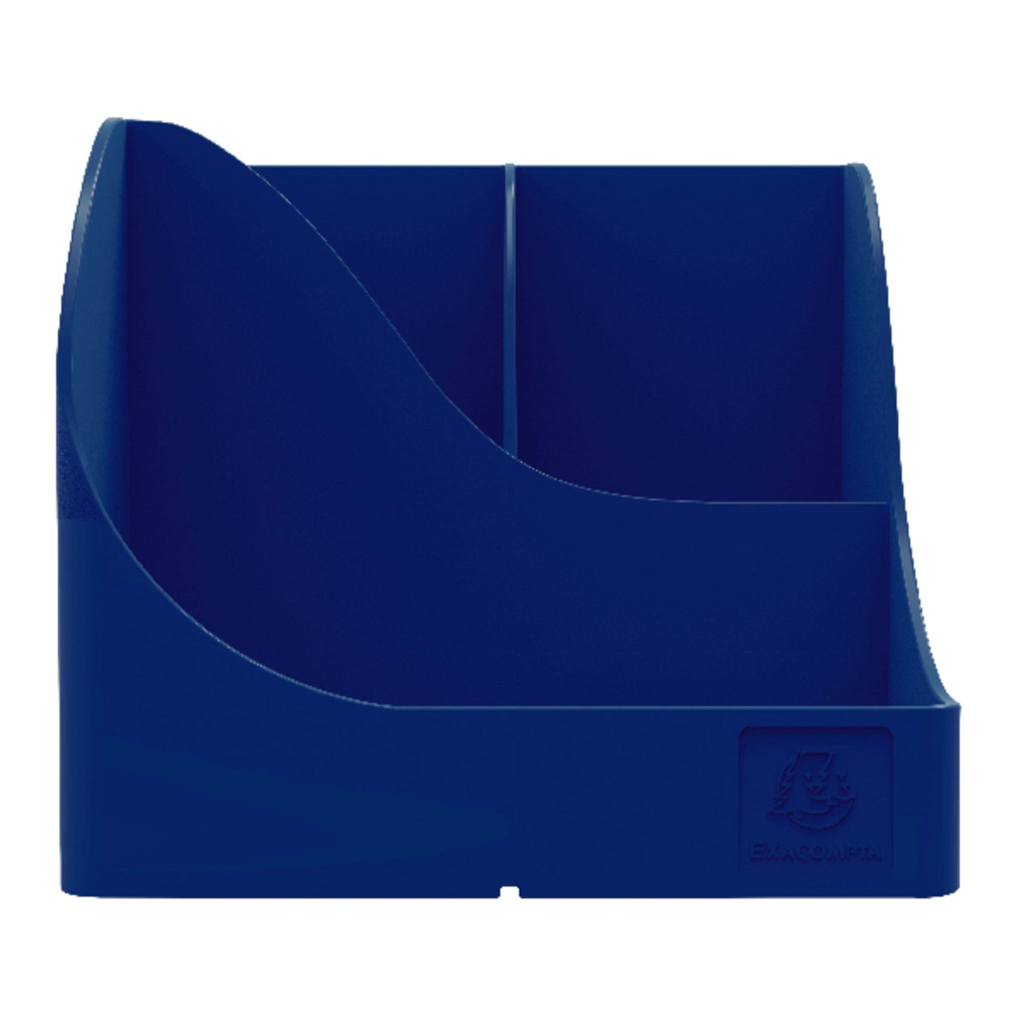 Exacompta Stifteköcher PEN-WAVE Bee Blue 11,9 x 10,9 x 15,5 cm (B x H x T) Polystyrol, recycelt marineblau