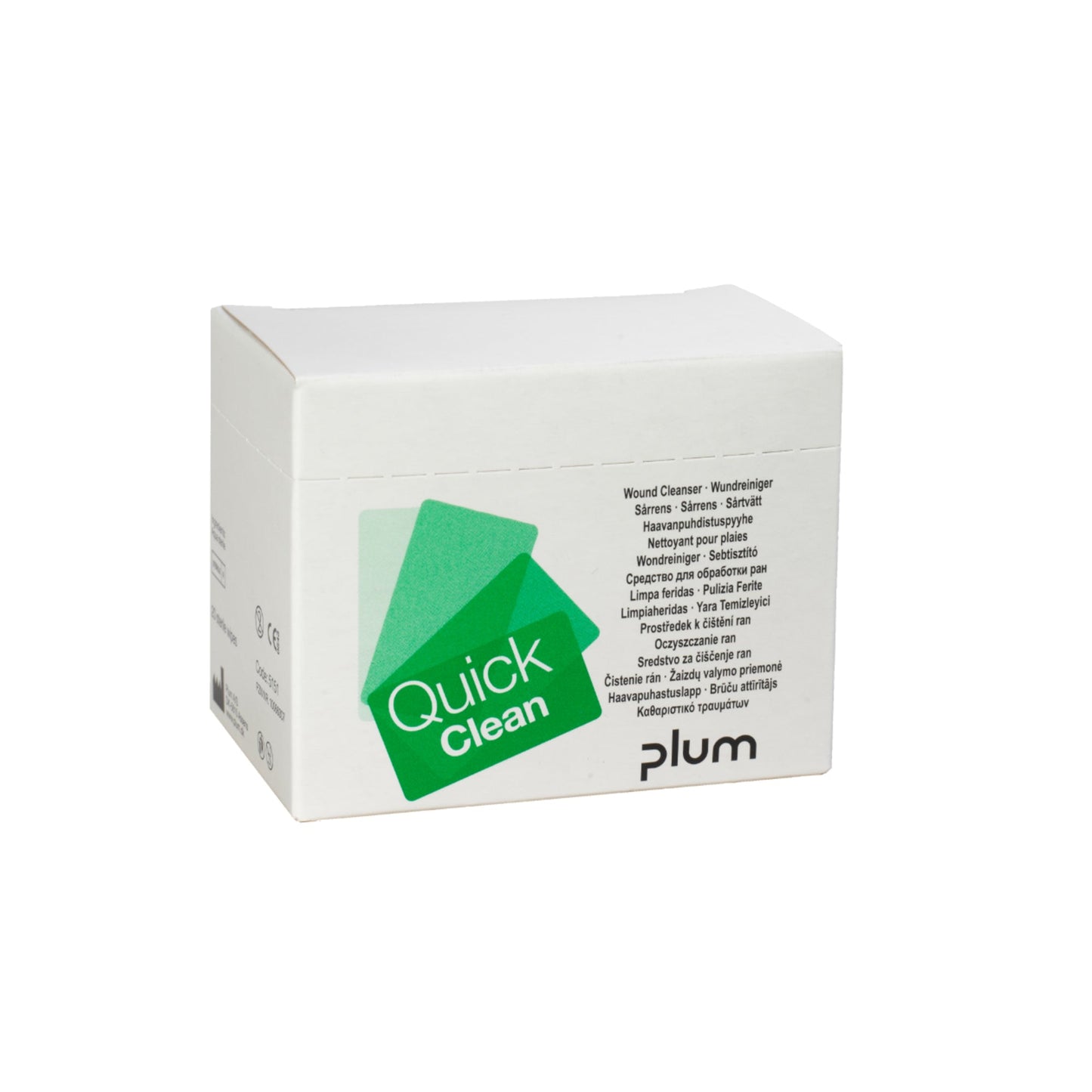 PLUM Wundreinigungstuch QuickClean 20 St./Pack.
