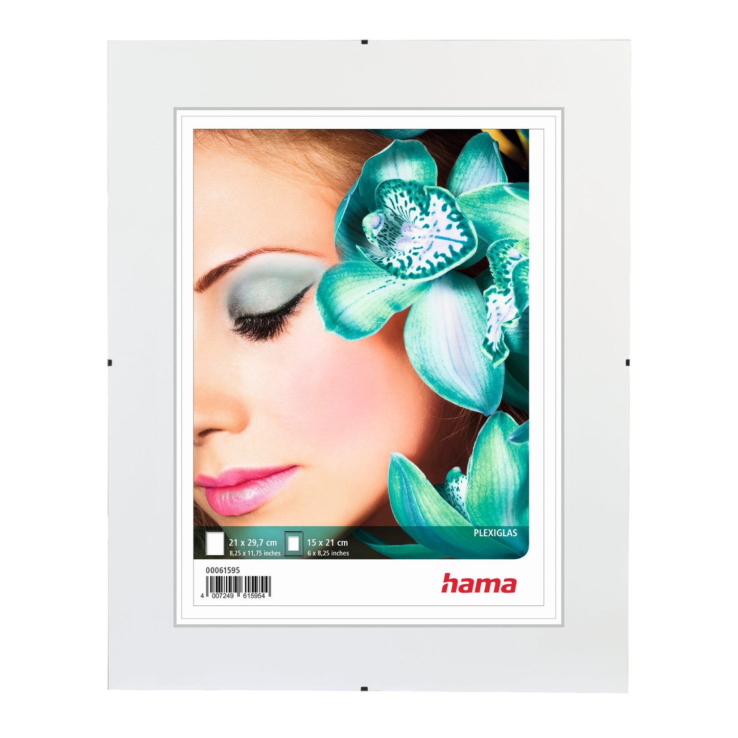 Hama Bilderrahmen Clip-Fix 21 x 29,7 cm (B x H) 15 x 21 cm (B x H) Polystyrol transparent