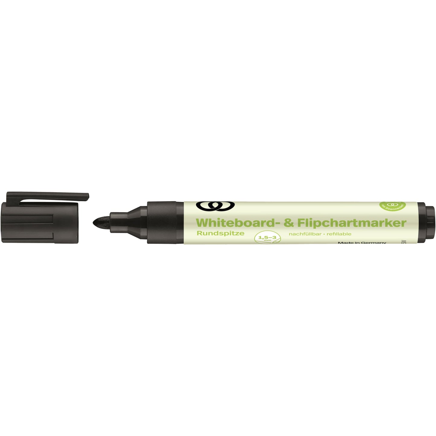 Soennecken Whiteboard-/Flipchartmarker oeco 1,5-3mm schwarz Rundspitze