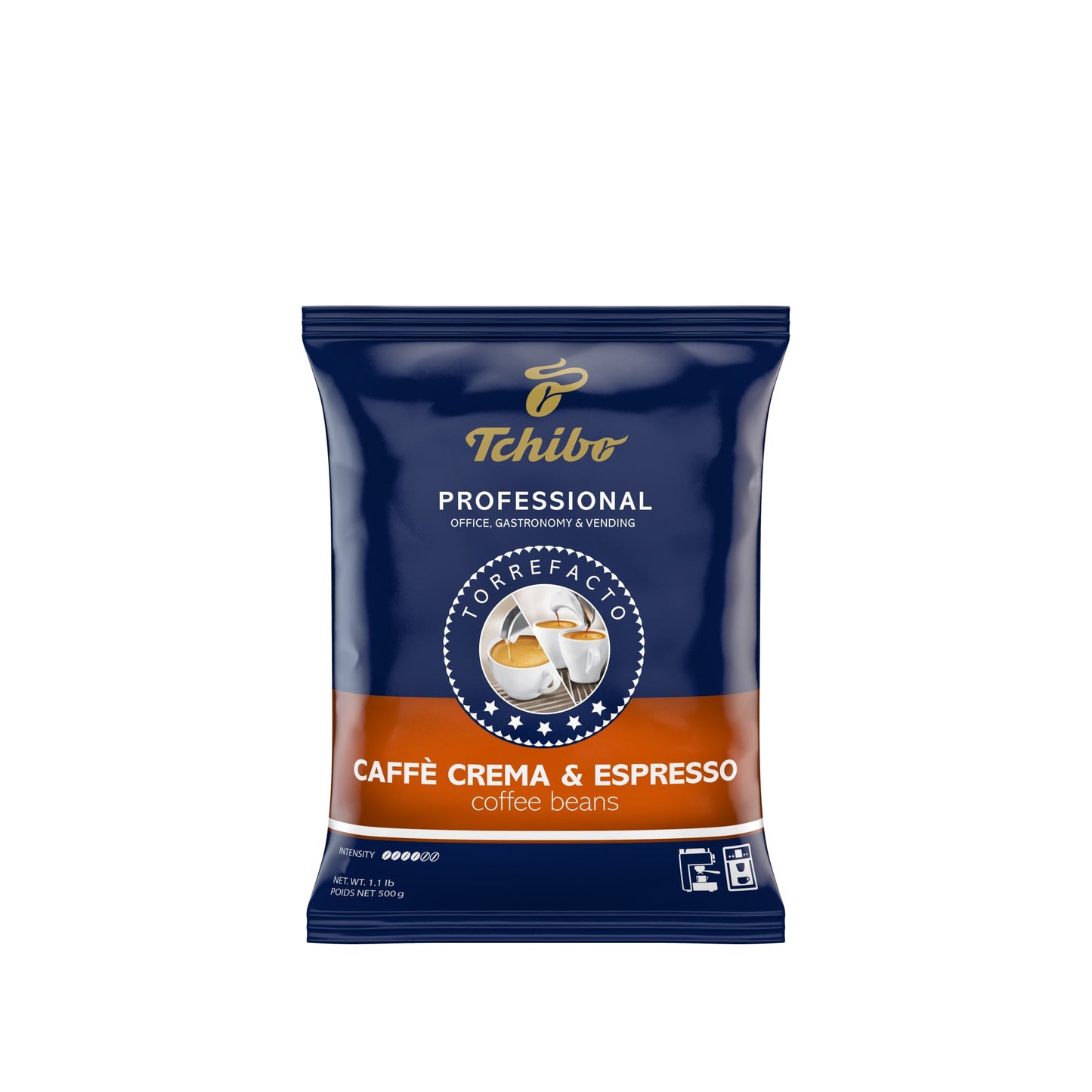 Tchibo Espresso Professional Caffè Crema & Espresso ganze Bohne 500 g/Pack.