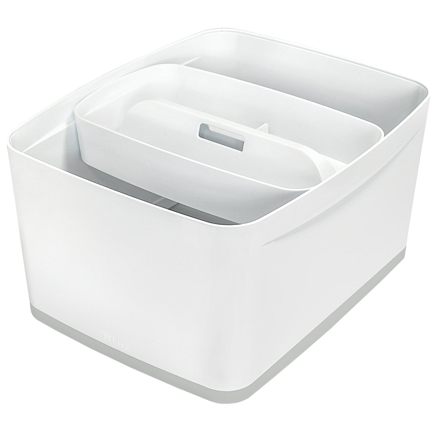 Leitz Aufbewahrungsbox MyBox® 31,8 x 19,8 x 38,5 cm (B x H x T) DIN A4 18l ABS Kunststoff weiß/grau