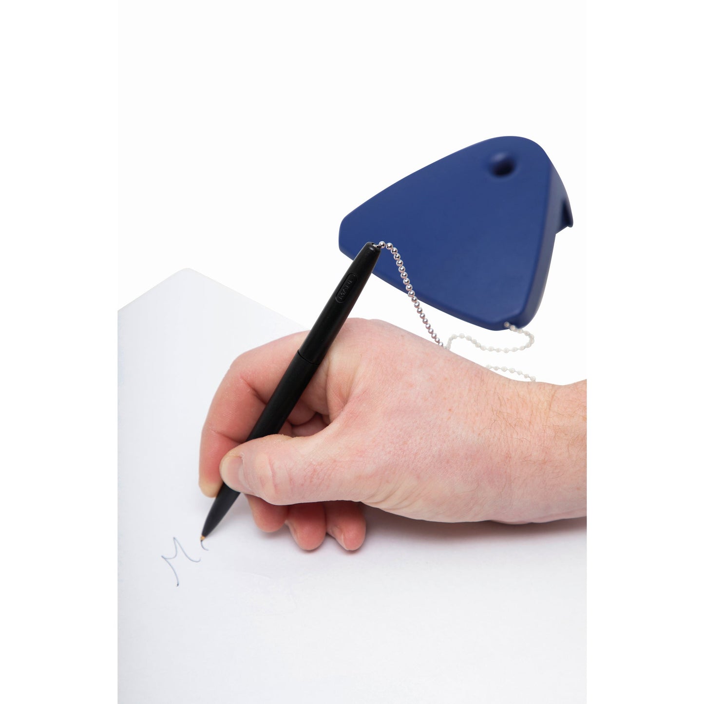 MAUL Kugelschreiberständer Modern 10,8 x 14,5 x 11,2 cm (B x H x T) schwarz Kunststoff blau