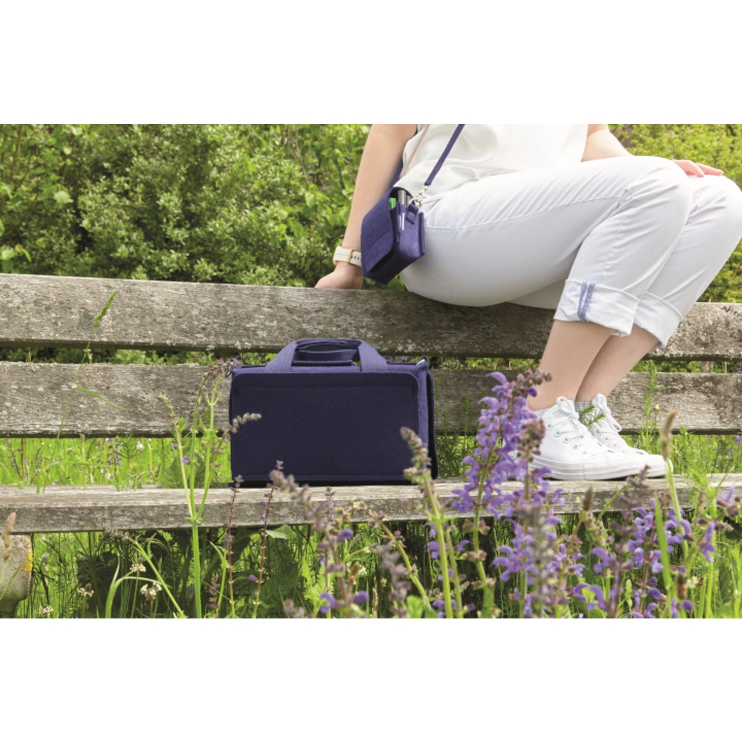 magnetoplan® Moderationstasche ecoAware 29 x 18 x 14,5 cm (B x H x T) 1.900 Teile Polyester, 100 % recycelt blau