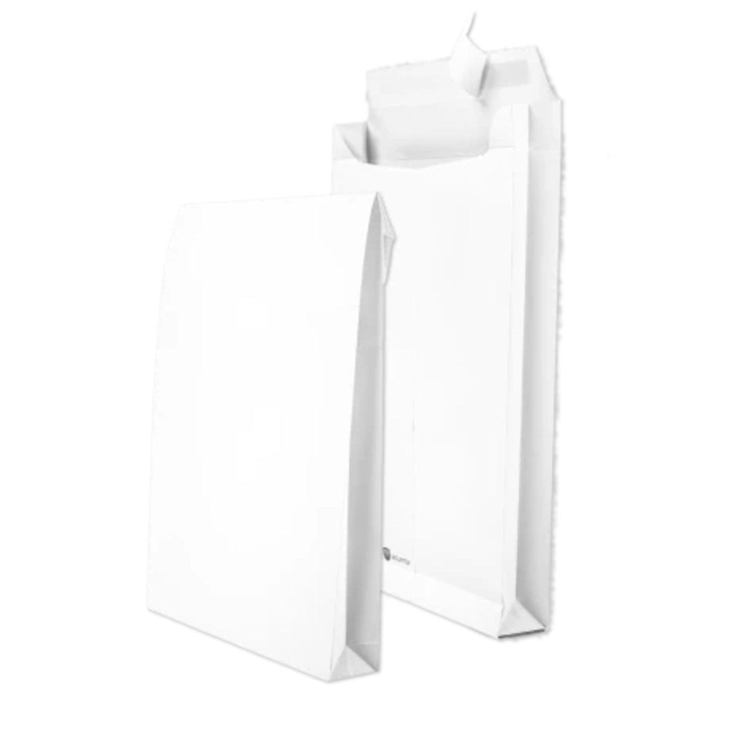 SECURITEX® Faltentasche DIN C4 229 x 324 mm (B x H) ohne Fenster 130g/m² mit Haftklebung Papier weiß 100 St./Pack.