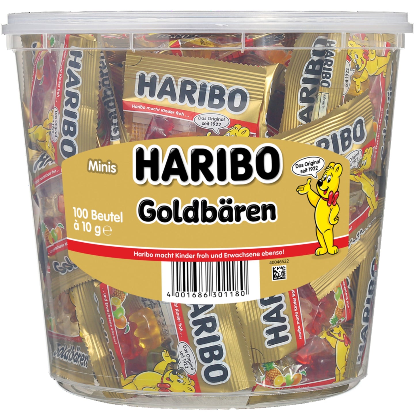 HARIBO Fruchtgummi Goldbären 100 x 9,8 g/Pack.