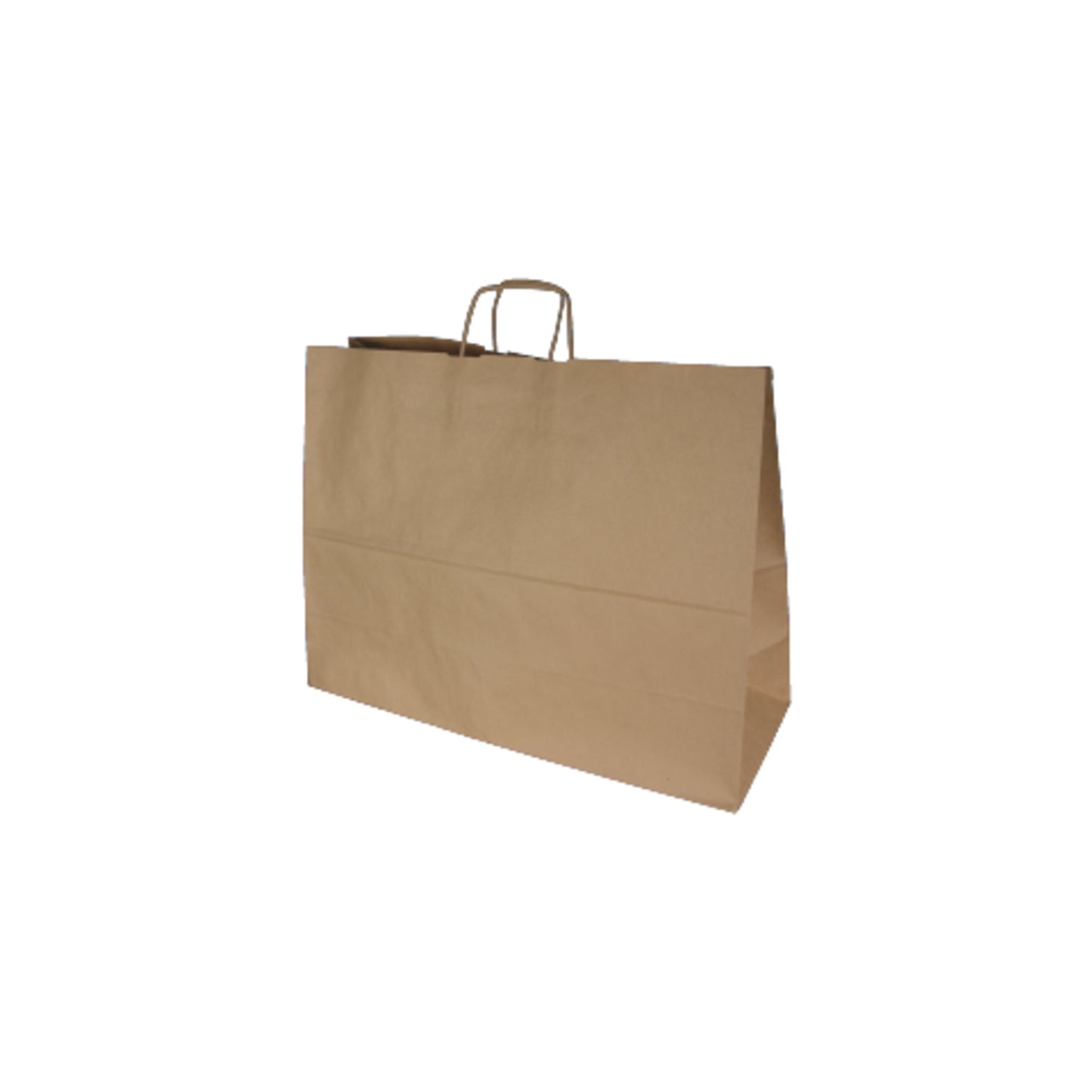 Tragetasche 50 x 39 x 18 cm (B x H x T) 90g/m² Kraftpapier natron braun 100 St./Pack.