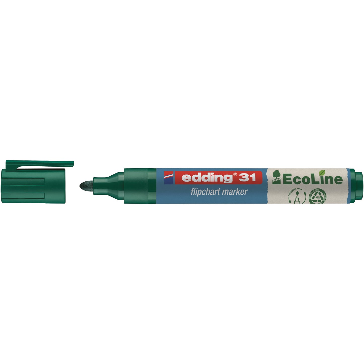 edding Flipchartmarker 31 EcoLine 1,5-3mm grün