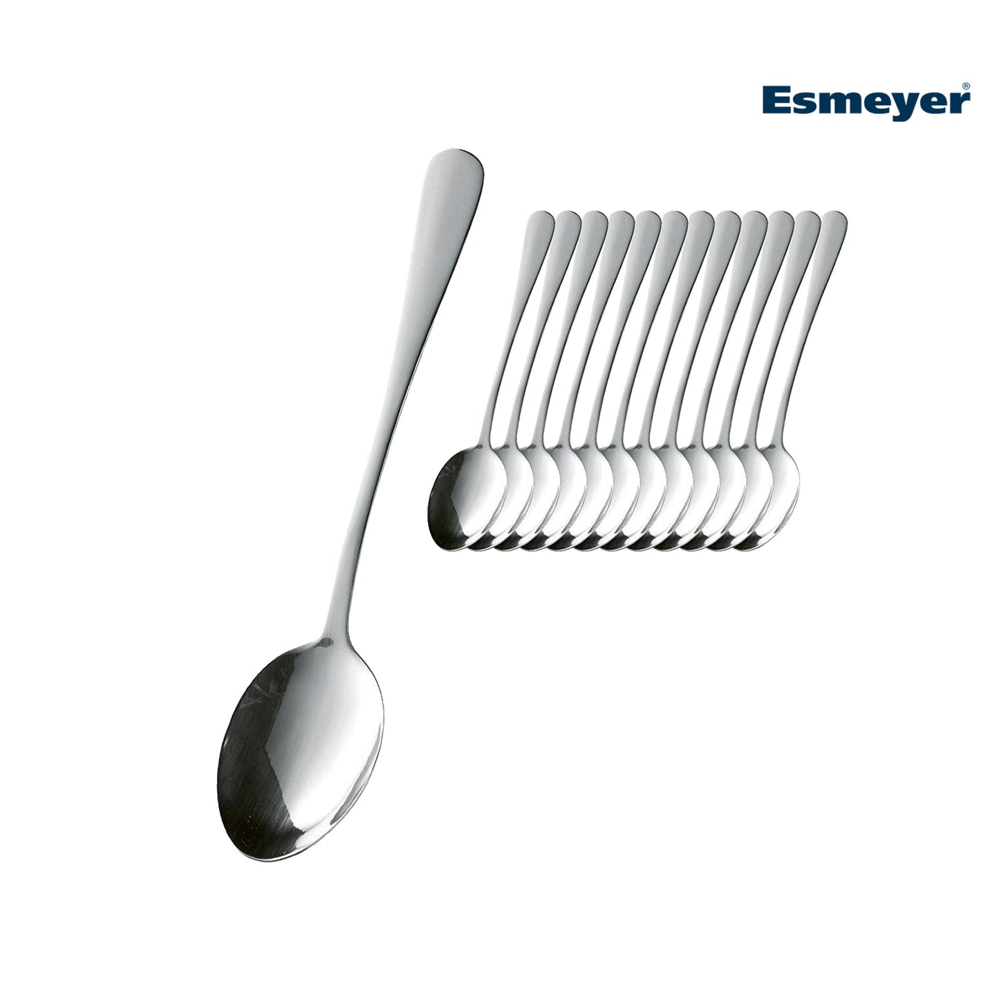 Esmeyer® Löffel SYLVIA Mehrweg 19,6cm Edelstahl 18/0, poliert silber 12 St./Pack.