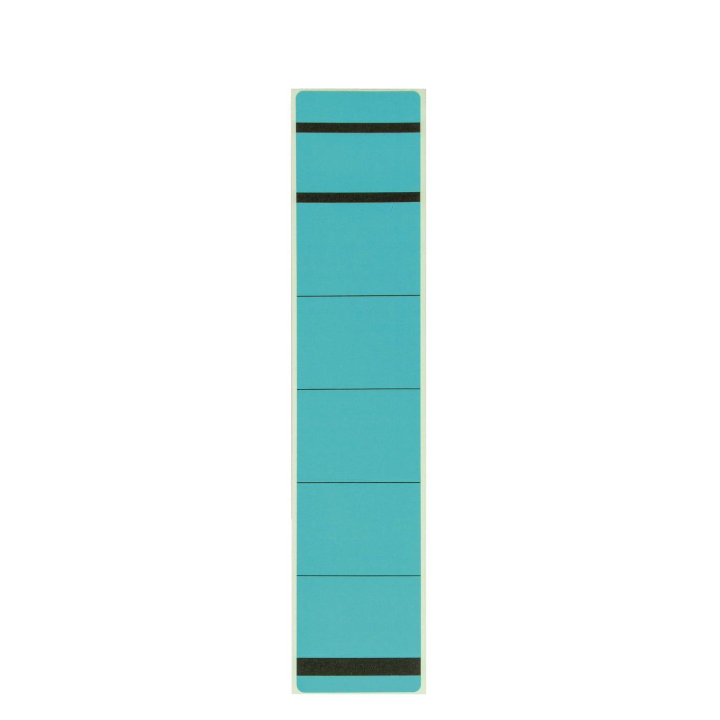 Westcott Ordnerrückenetikett schmal/kurz 39 x 192 mm (B x H) selbstklebend mit Griffloch blau 10 Etik./Pack.