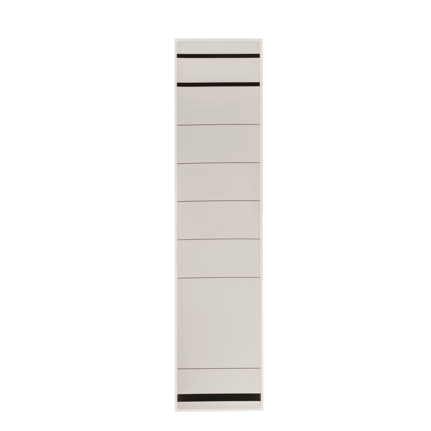 Westcott Ordnerrückenetikett breit/lang 61,5 x 285 mm (B x H) selbstklebend mit Griffloch weiß 10 Etik./Pack.