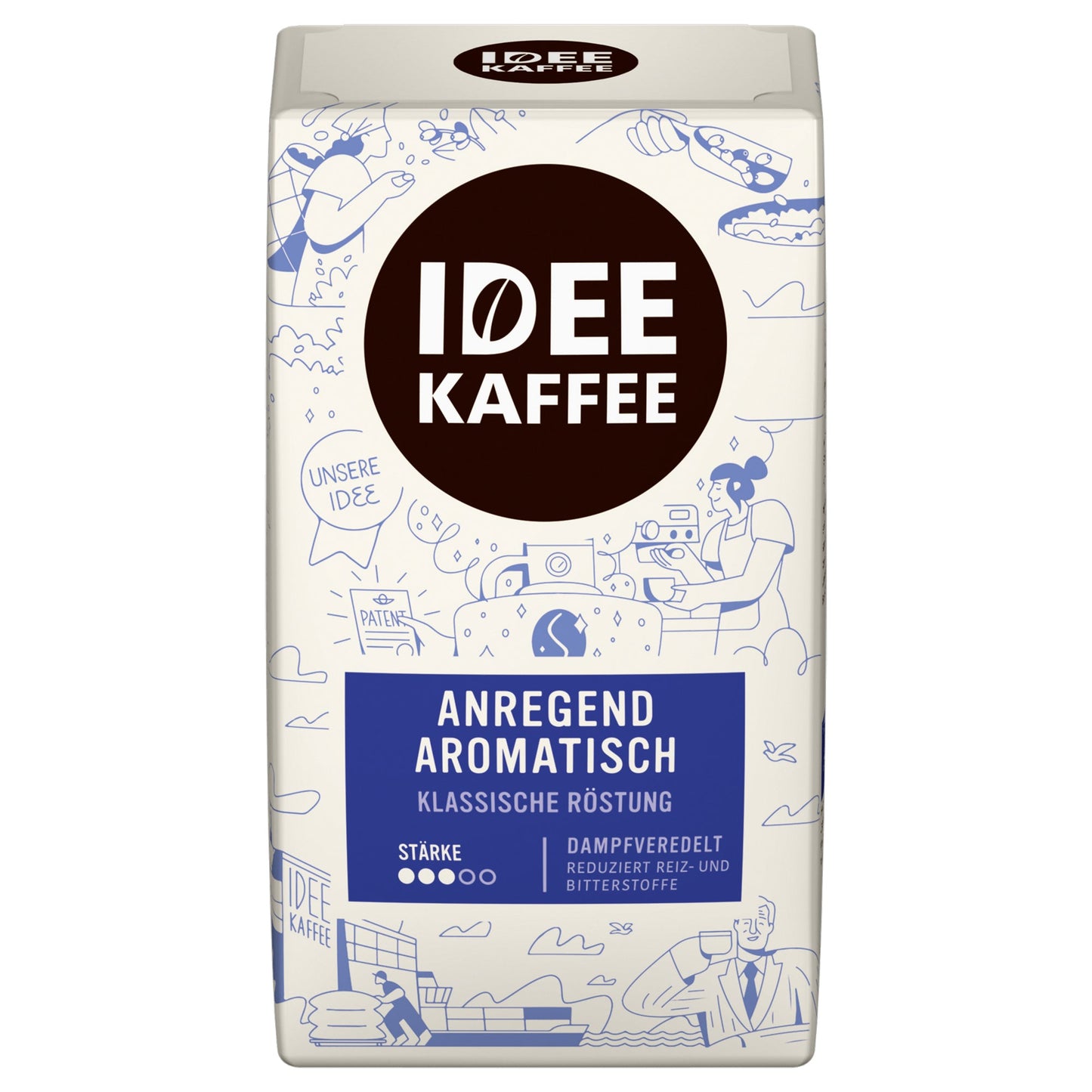 IDEE Kaffee Arabica/Robusta Mischung gemahlen 500 g/Pack.