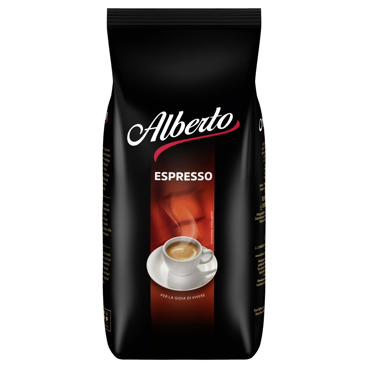 Alberto Espresso Vollmundig, intensiv ganze Bohne 1.000 g/Pack.