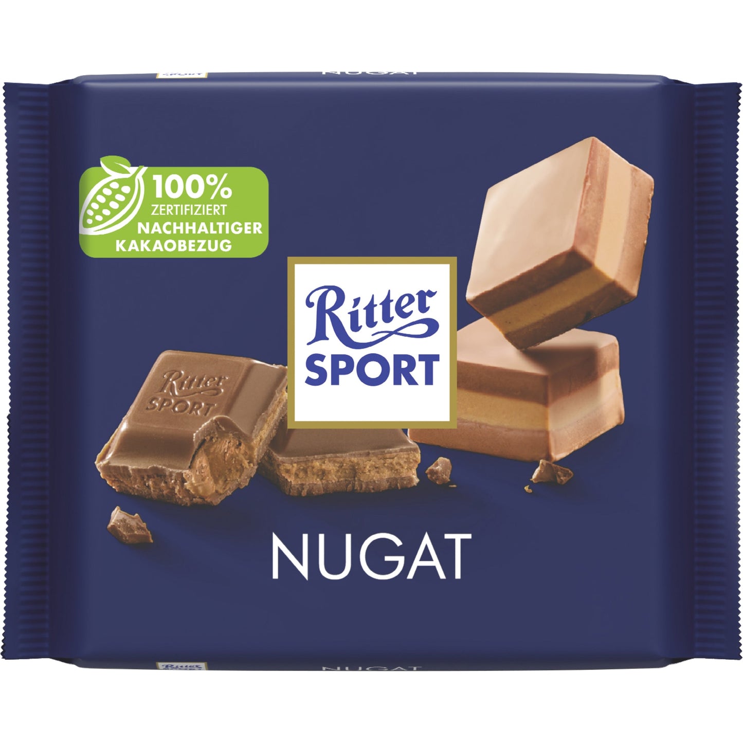 Ritter Sport Schokolade Nougat 100g