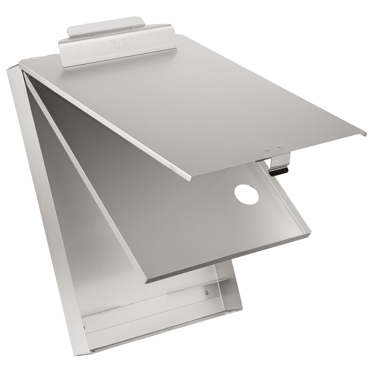 Läufer Klemmbrett 23,5 x 35,5 cm (B x H) DIN A4 Aluminium silber