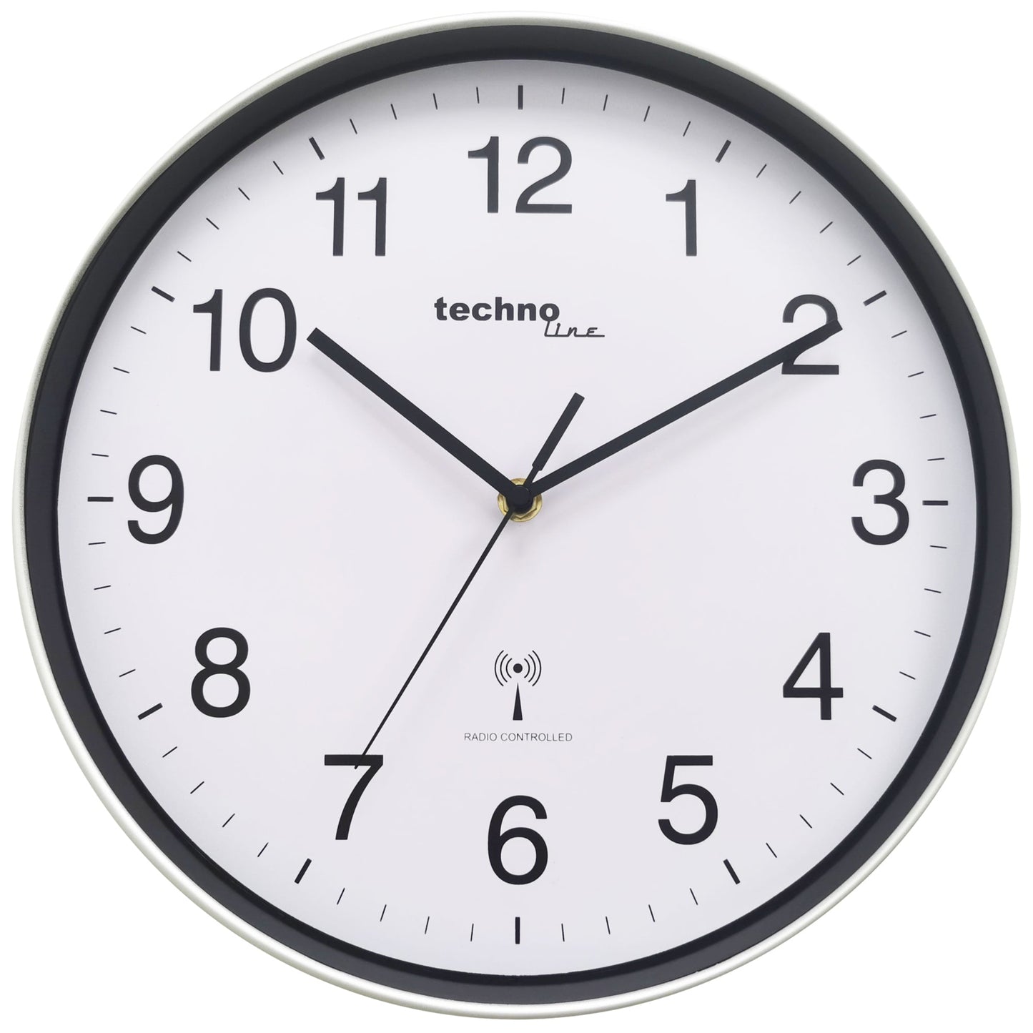 technoline® Funkuhr WT 8030 30cm Kunststoff