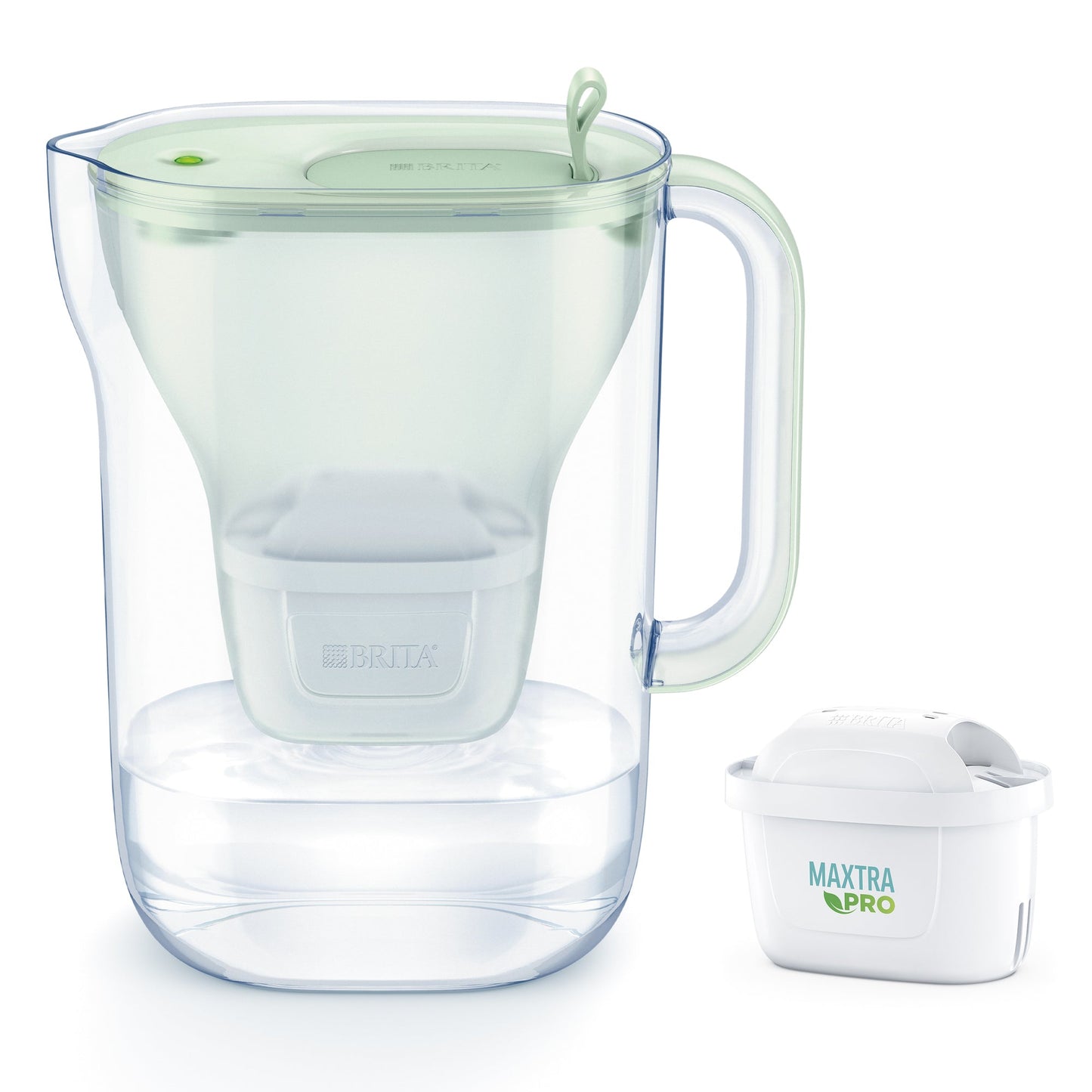 BRITA Wasserfilter Style eco 2,4l Kunststoff, 60 % biobasiert hellgrün