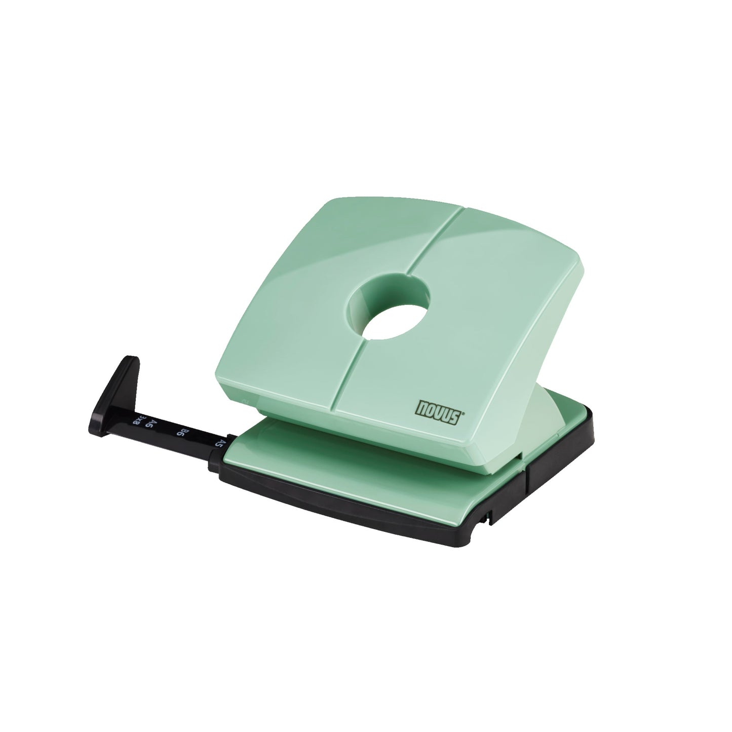 NOVUS Locher B 220 Color ID 2.0 8cm 20 Bl. (80 g/m²) mit Anschlagschiene mellow mint