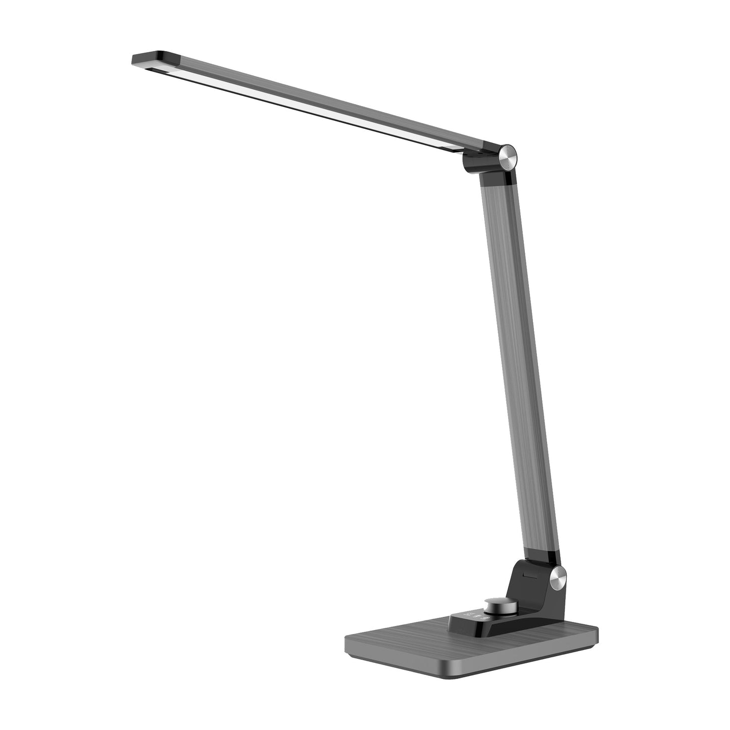 Hansa Tischleuchte Breeze je Lichtquelle: 9 kWh/1.000h Netzbetrieb grau metallic