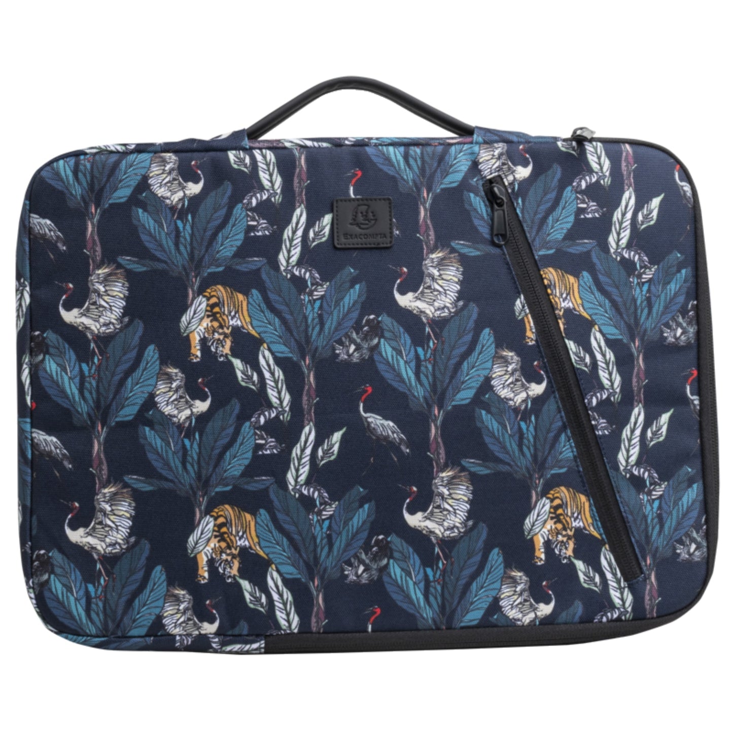 Exacompta Notebookhülle Sleeve 41 x 31 x 2,5 cm (B x H x T) Minifronttasche mit Reißverschluss Polyester, 100 % recycelt mehrfarbig