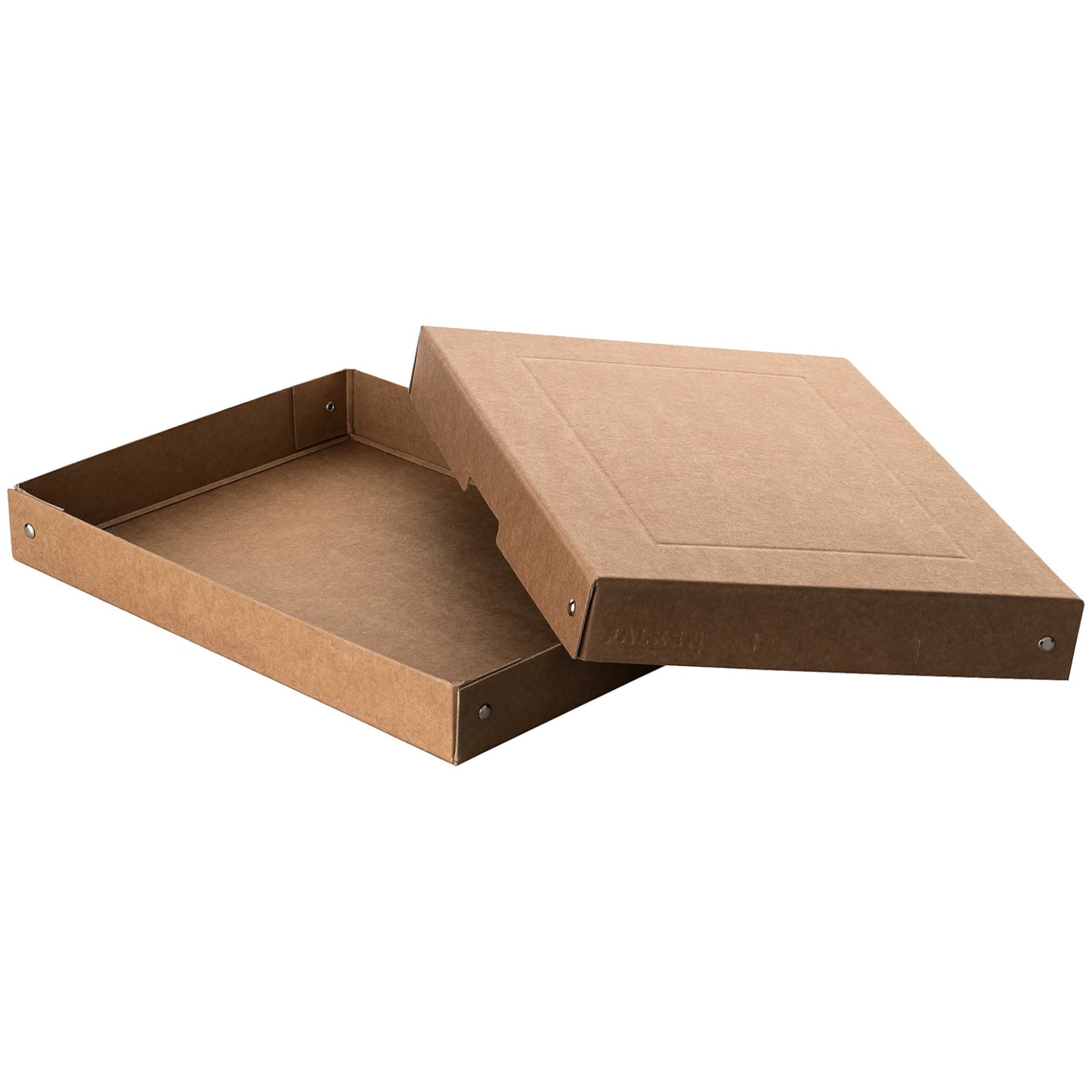 Falken Aufbewahrungsbox PureBox Nature 24 x 4 x 32 cm (B x H x T) DIN A4 Pappe natronbraun