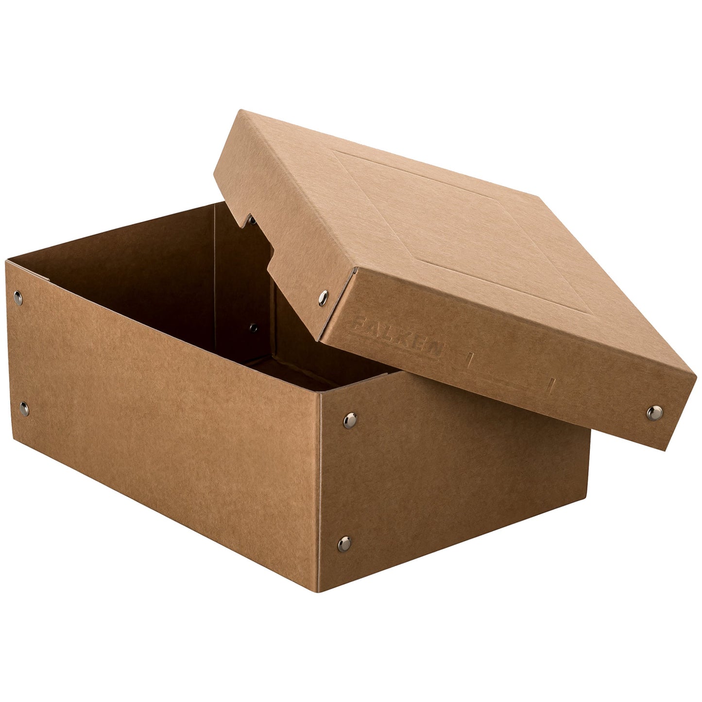 Falken Aufbewahrungsbox PureBox Nature 18 x 10 x 25 cm (B x H x T) DIN A5 Pappe natronbraun