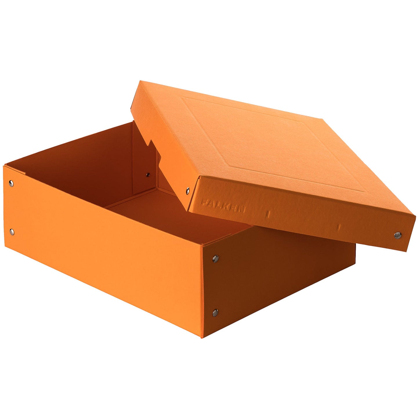 Falken Aufbewahrungsbox PureBox Pastell 24 x 10 x 32 cm (B x H x T) DIN A4 Pappe pastellorange