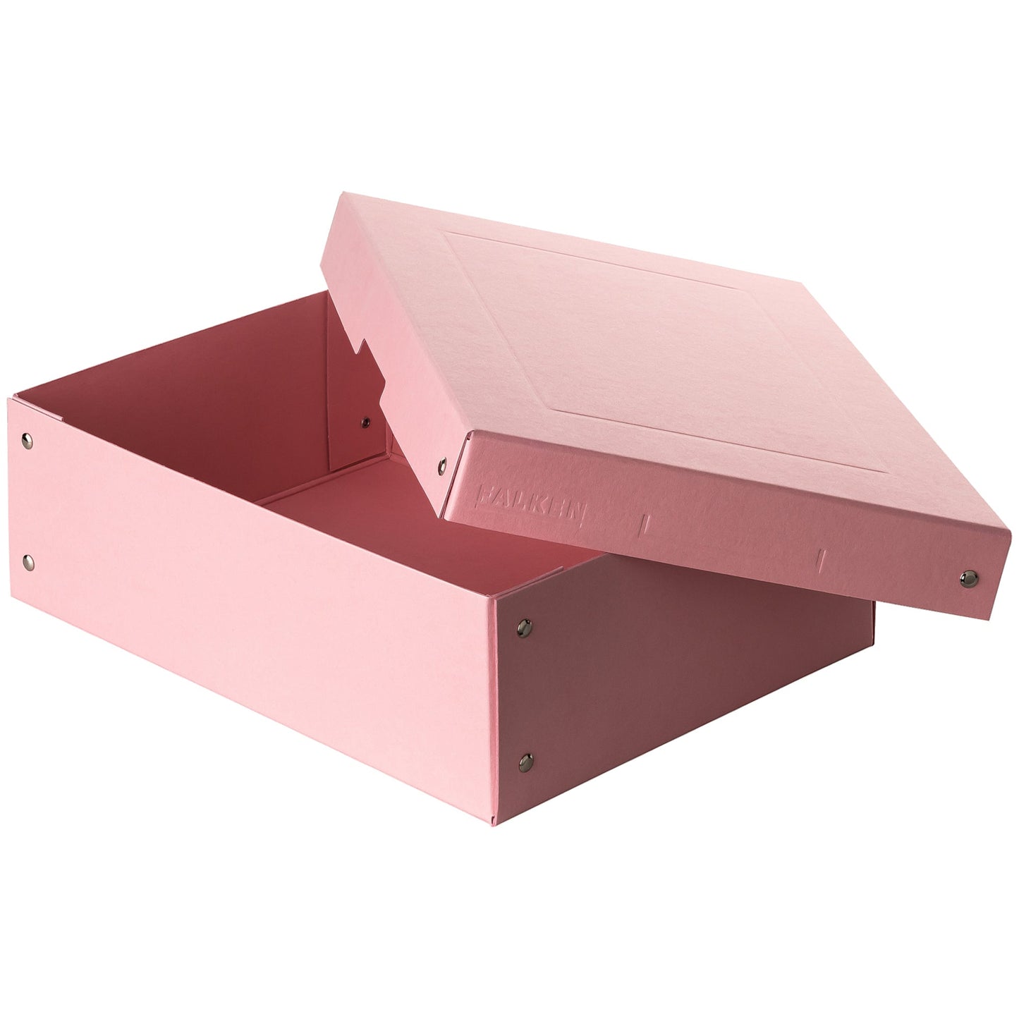 Falken Aufbewahrungsbox PureBox Pastell 24 x 10 x 32 cm (B x H x T) DIN A4 Pappe pastellpink