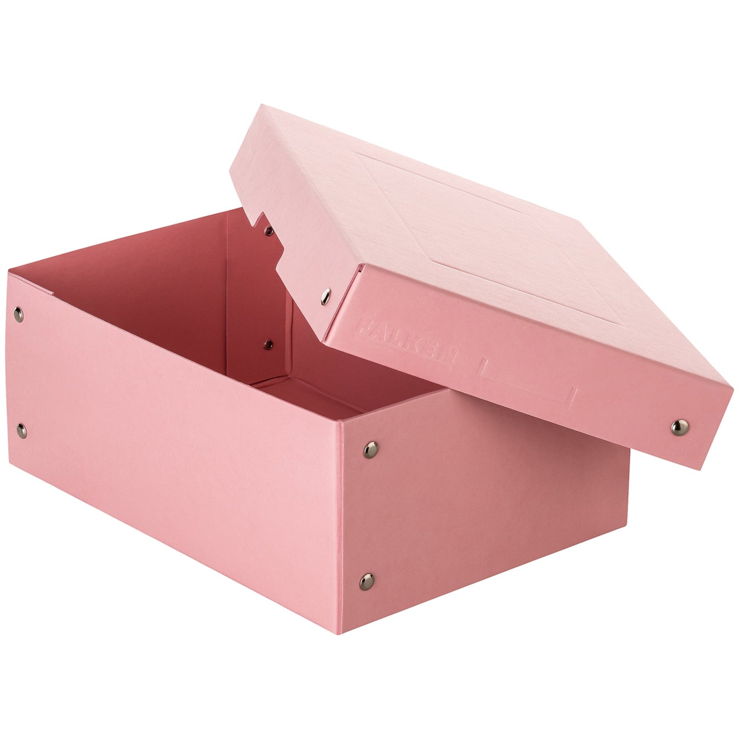 Falken Aufbewahrungsbox PureBox Pastell 18 x 10 x 25 cm (B x H x T) DIN A5 Pappe pastellpink
