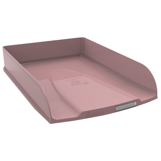 Exacompta Briefablage SKANDI DIN A4, Überbreite Polystyrol Farbe: nude