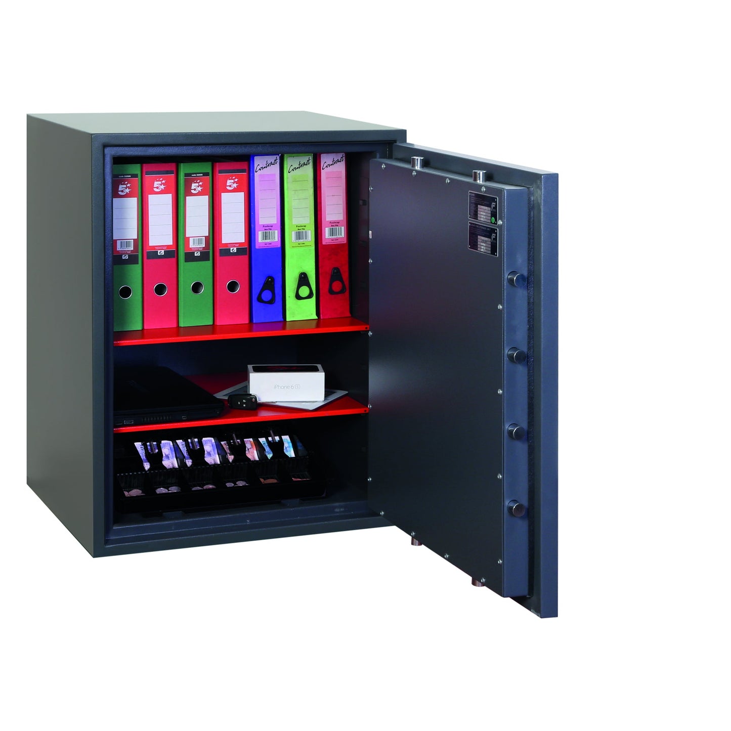 Phoenix Tresor Neptune 57,5 x 76,5 x 42 cm (B x H x T) Stahl graphitgrau