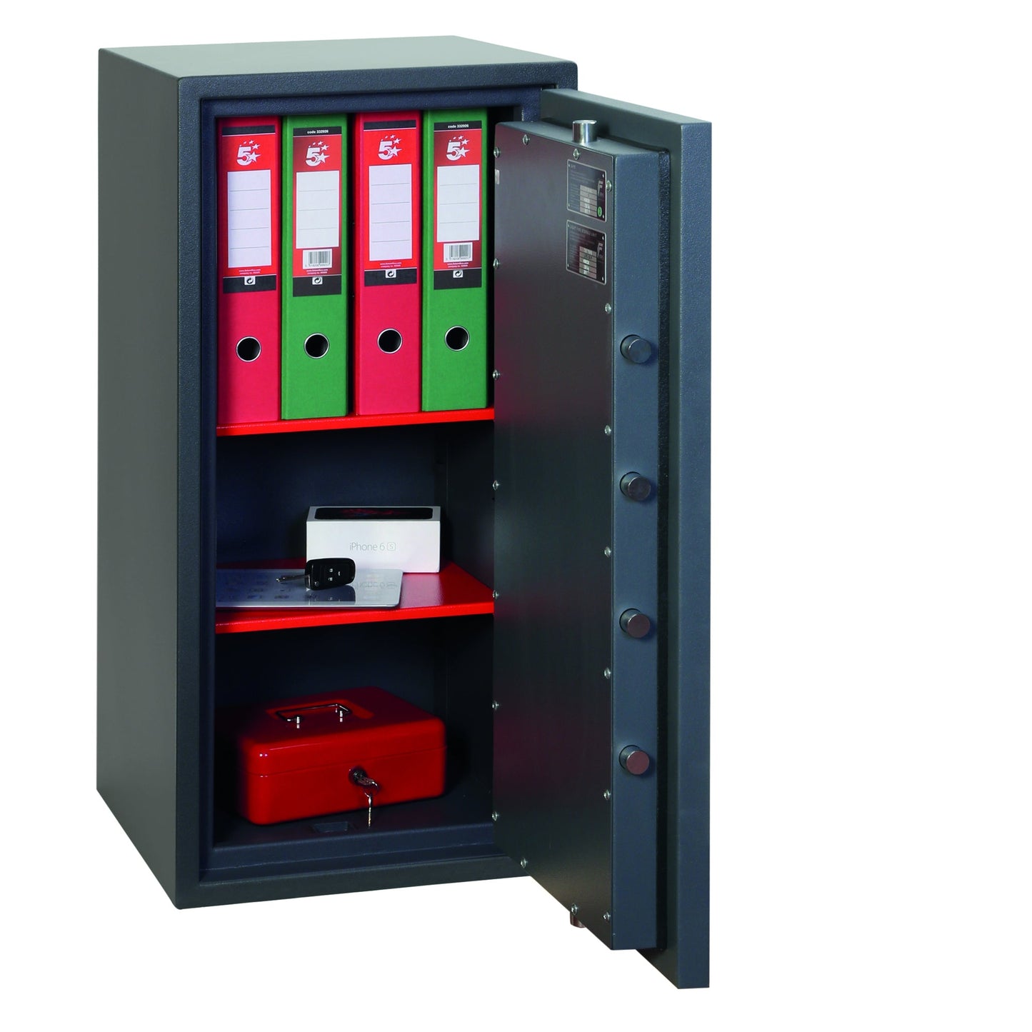 Phoenix Tresor Neptune 36,5 x 82 x 30 cm (B x H x T) Stahl graphitgrau