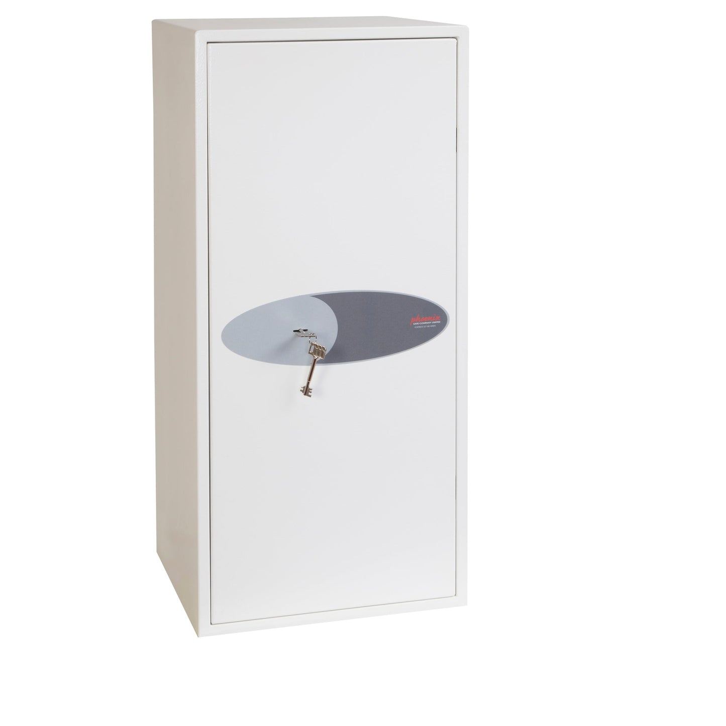 Phoenix Schlüsseltresor Fortess 45 x 100 x 24,5 cm (B x H x T) Stahl signalweiß