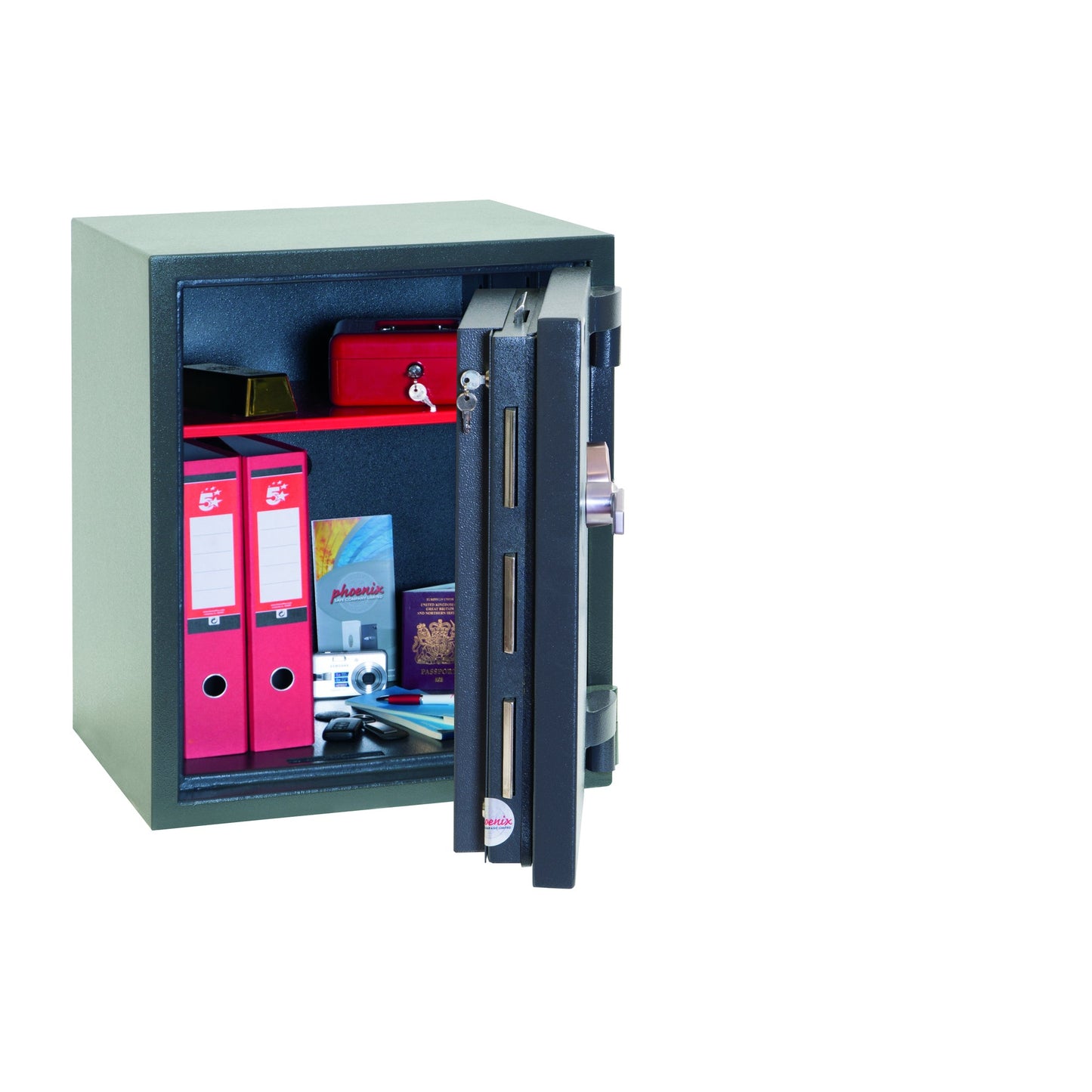 Phoenix Tresor Mercury 40,5 x 54 x 30 cm (B x H x T) Stahl graphitgrau