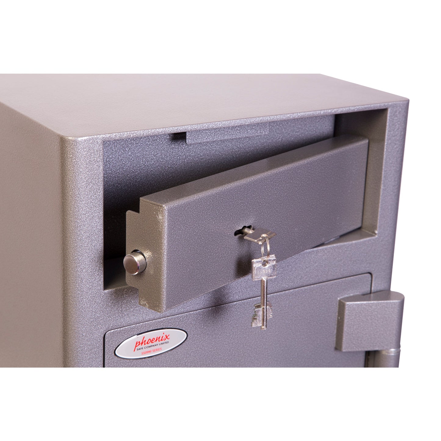 Phoenix Tresor Cashier Deposit 32,8 x 44,8 x 32,3 cm (B x H x T) Stahl graphitgrau