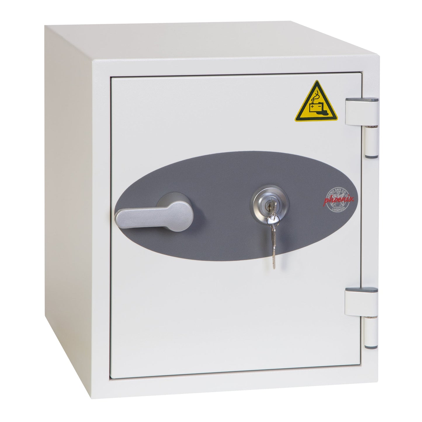 Phoenix Tresor Battery Titan 26 x 32 x 30,5 cm (B x H x T) Stahl, lackiert weiß