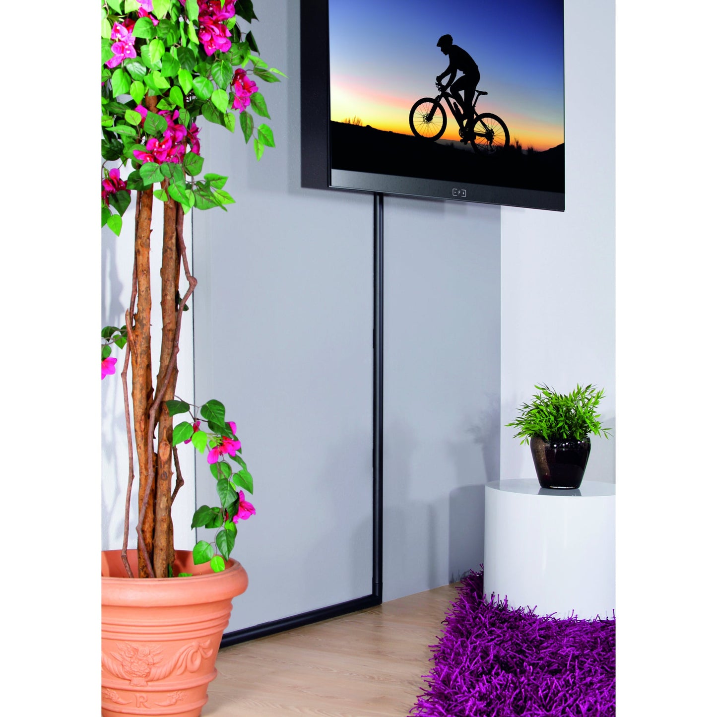 Hama Kabelkanal 1.100 x 33 x 18 mm (B x H x T) Aluminium schwarz