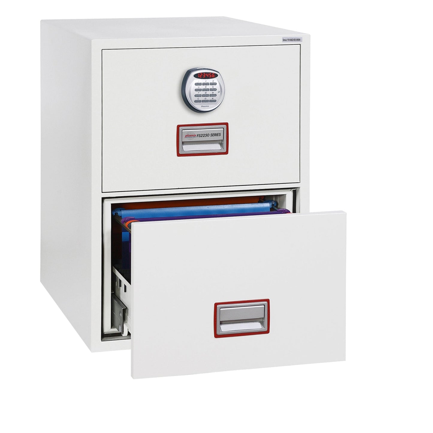 Phoenix Hängeregistraturschrank World Class Vertical Fire File 53 x 72 x 67,5 cm (B x H xT) Stahl weiß