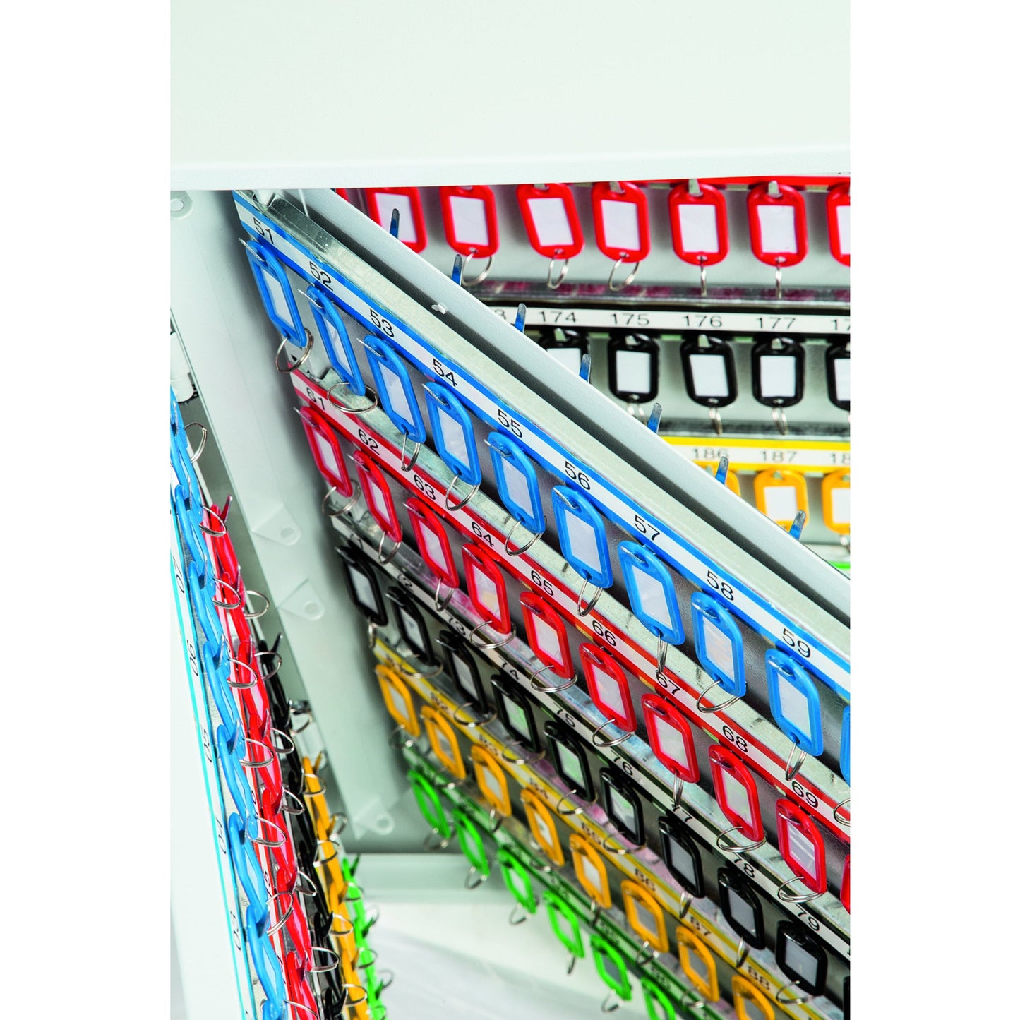 Phoenix Schlüsselschrank 38 x 55 x 20,5 cm (B x H x T) Stahl, pulverbeschichtet hellgrau