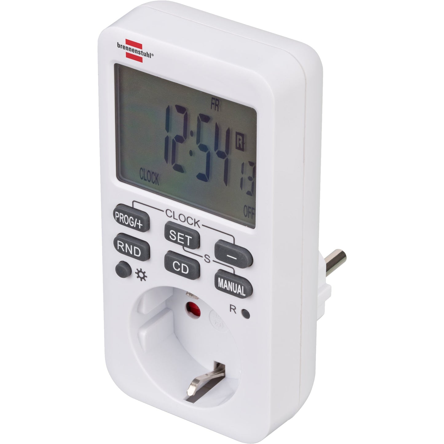 brennenstuhl® Zeitschaltuhr Comfort-Line 1min weiß