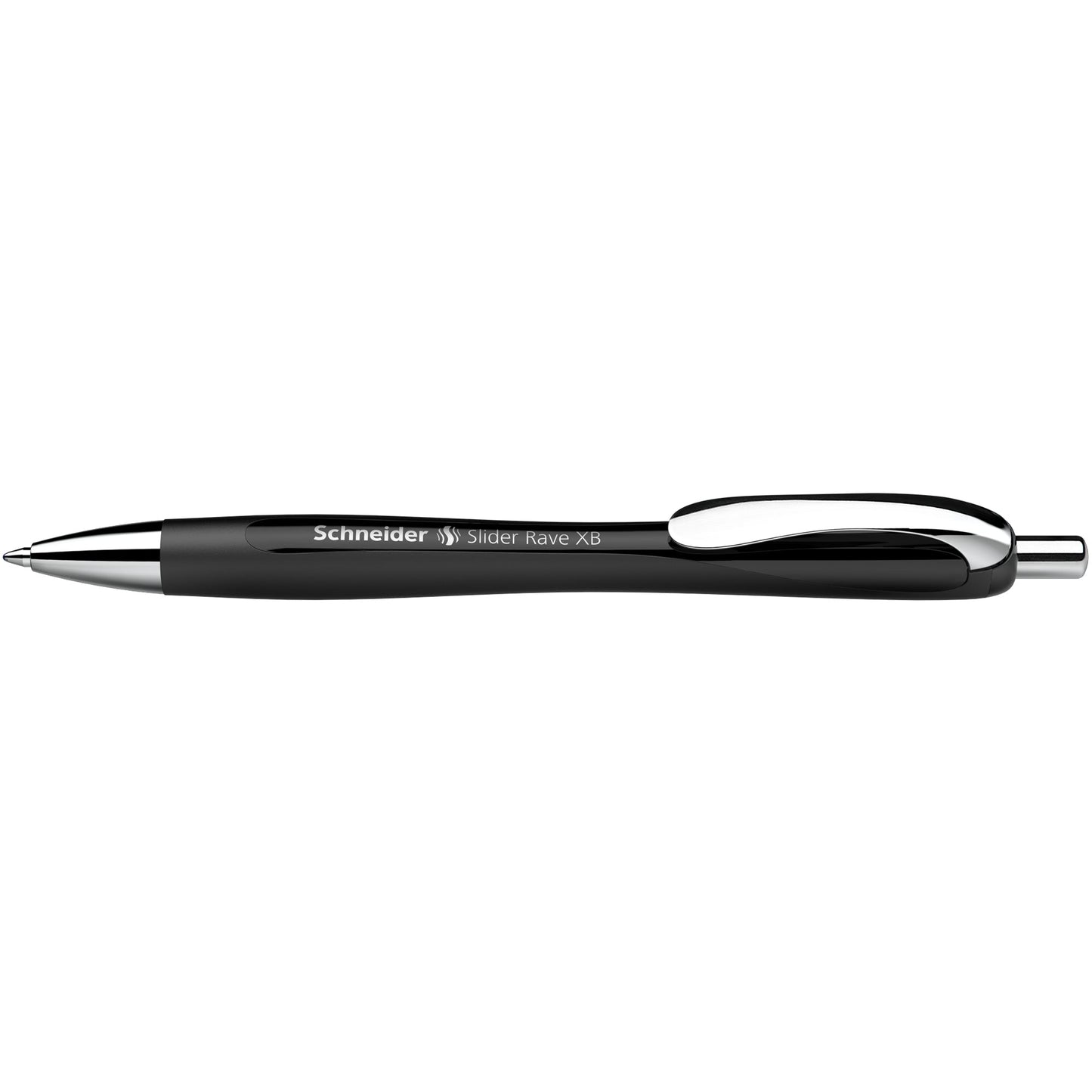 Schneider Kugelschreiber Slider Rave 0,7mm XB blau Mine auswechselbar dokumentenecht Schaftfarbe: schwarz/schwarz