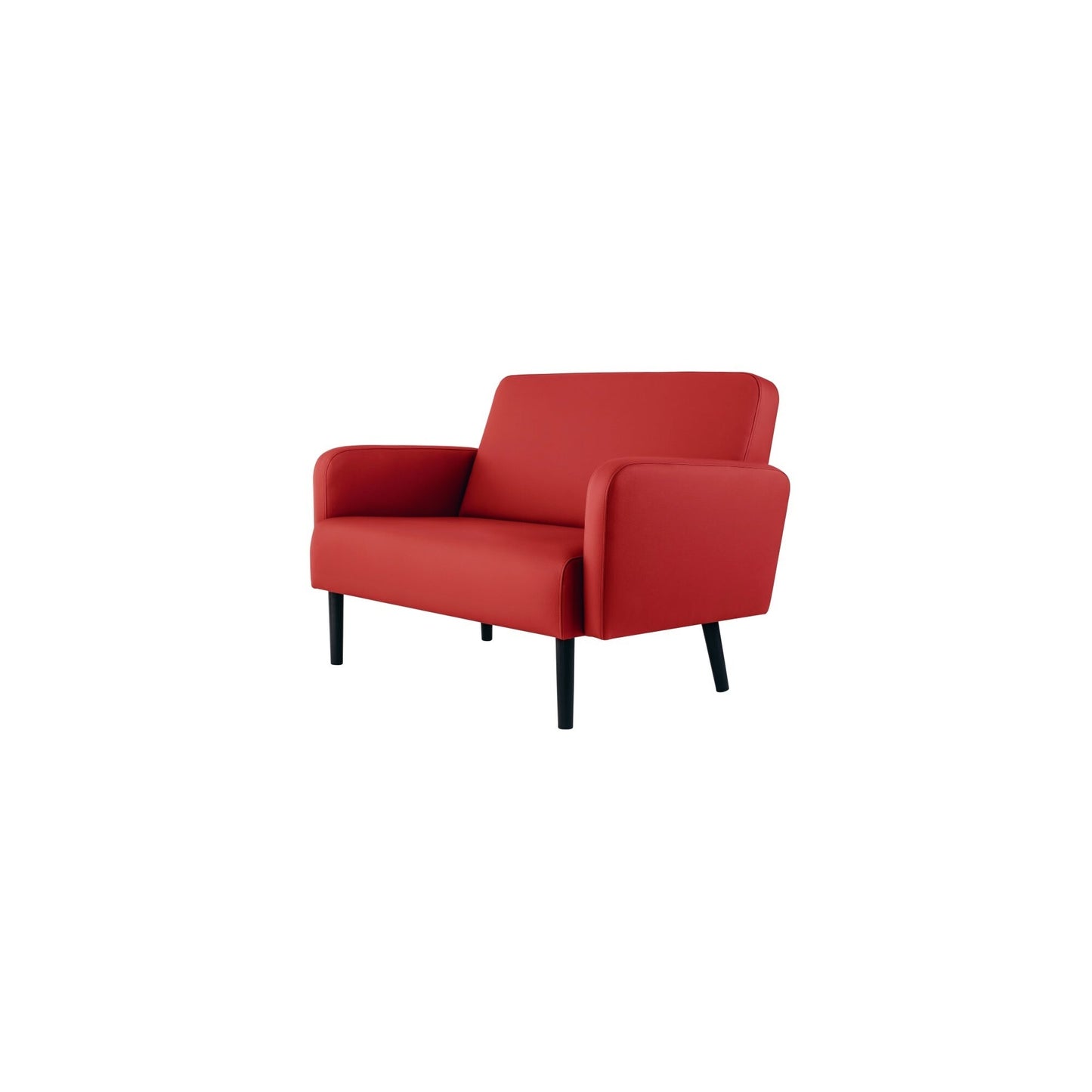 Paperflow Sofa easyChair LISBOA 176 x 83 x 81,5 cm (B x H x T) Kunstleder (79 % PVC, 21 % PES) rot
