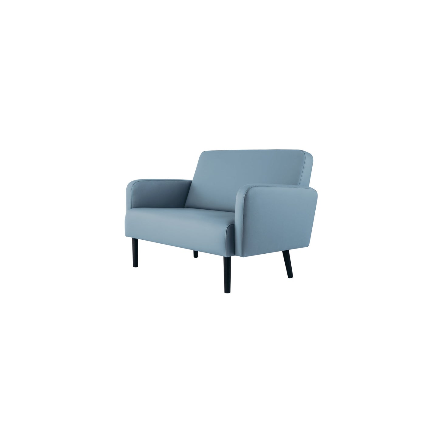 Paperflow Sofa easyChair LISBOA 176 x 83 x 81,5 cm (B x H x T) Kunstleder (79 % PVC, 21 % PES) blau