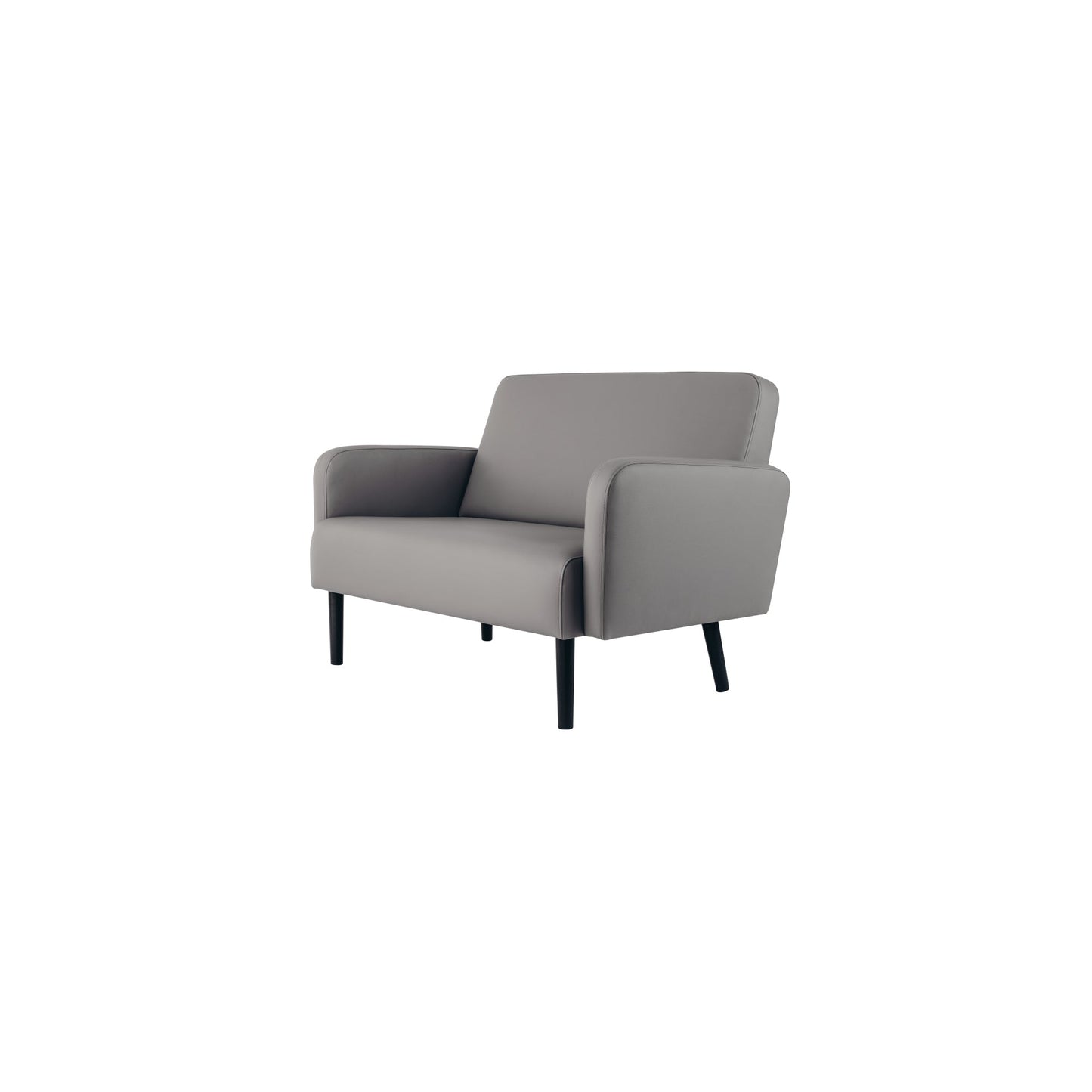 Paperflow Sofa easyChair LISBOA 176 x 83 x 81,5 cm (B x H x T) Kunstleder (79 % PVC, 21 % PES) mausgrau