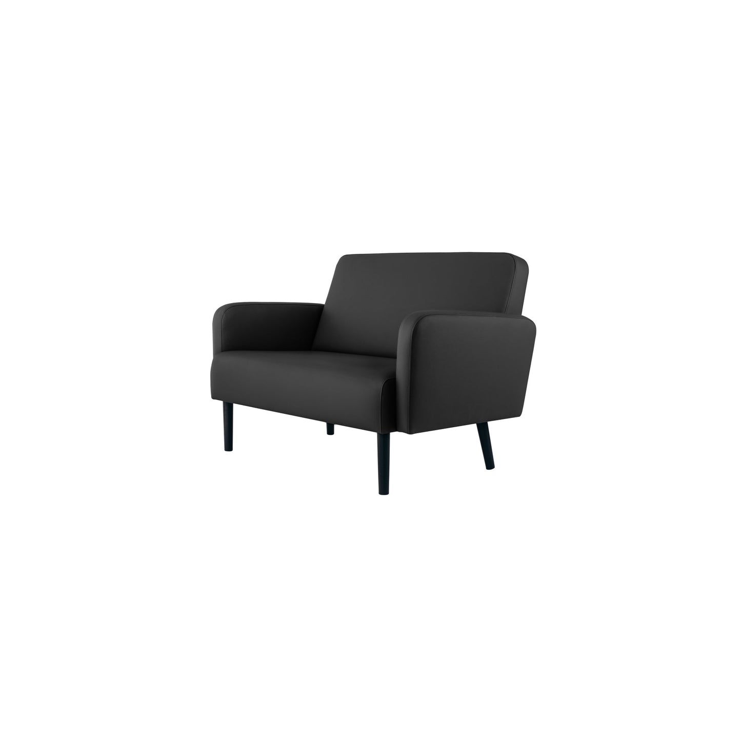 Paperflow Sofa easyChair LISBOA 176 x 83 x 81,5 cm (B x H x T) Kunstleder (79 % PVC, 21 % PES) schwarz