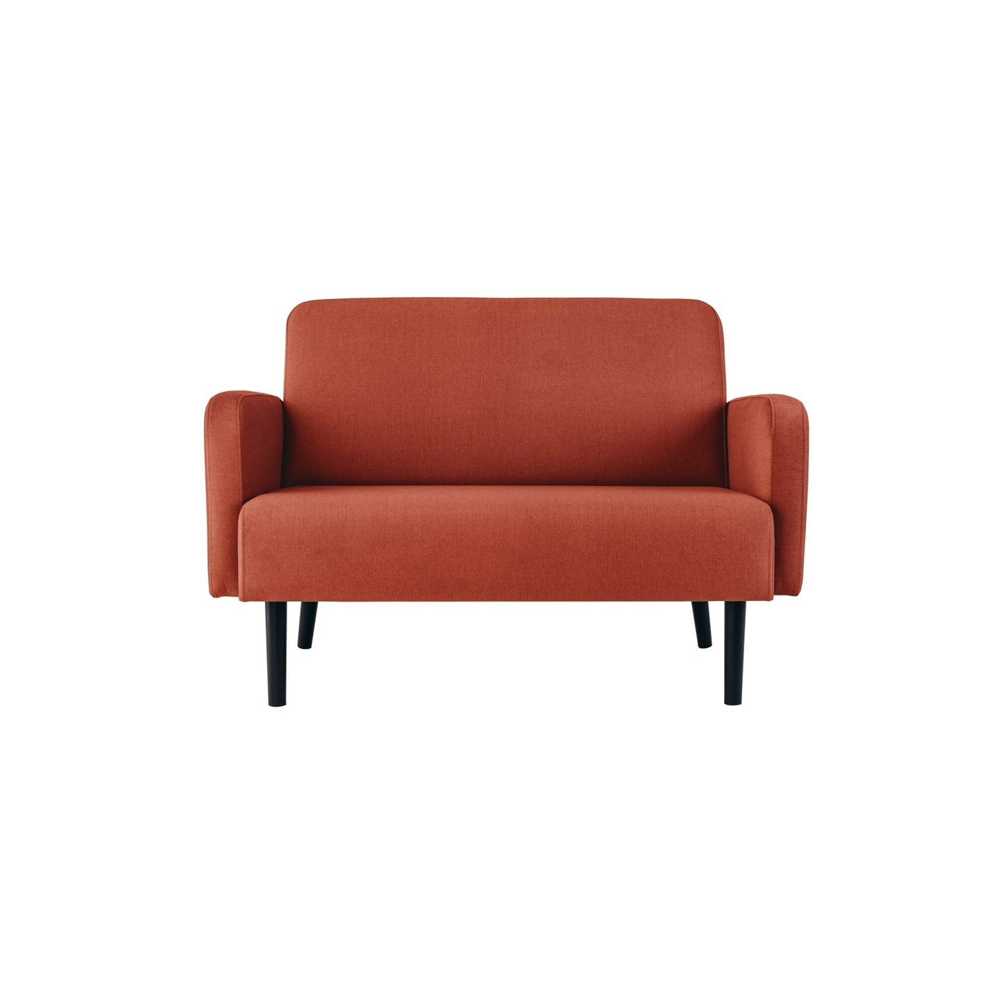 Paperflow Sofa easyChair LISBOA 124 x 83 x 81,5 cm (B x H x T) Samt (100 % Polyester) rost