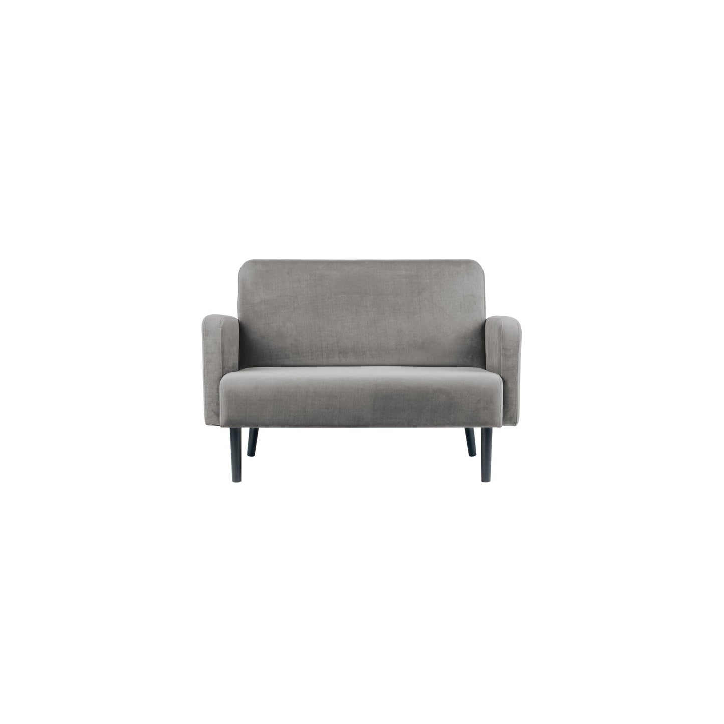 Paperflow Sofa easyChair LISBOA 124 x 83 x 81,5 cm (B x H x T) Samt (100 % Polyester) grau