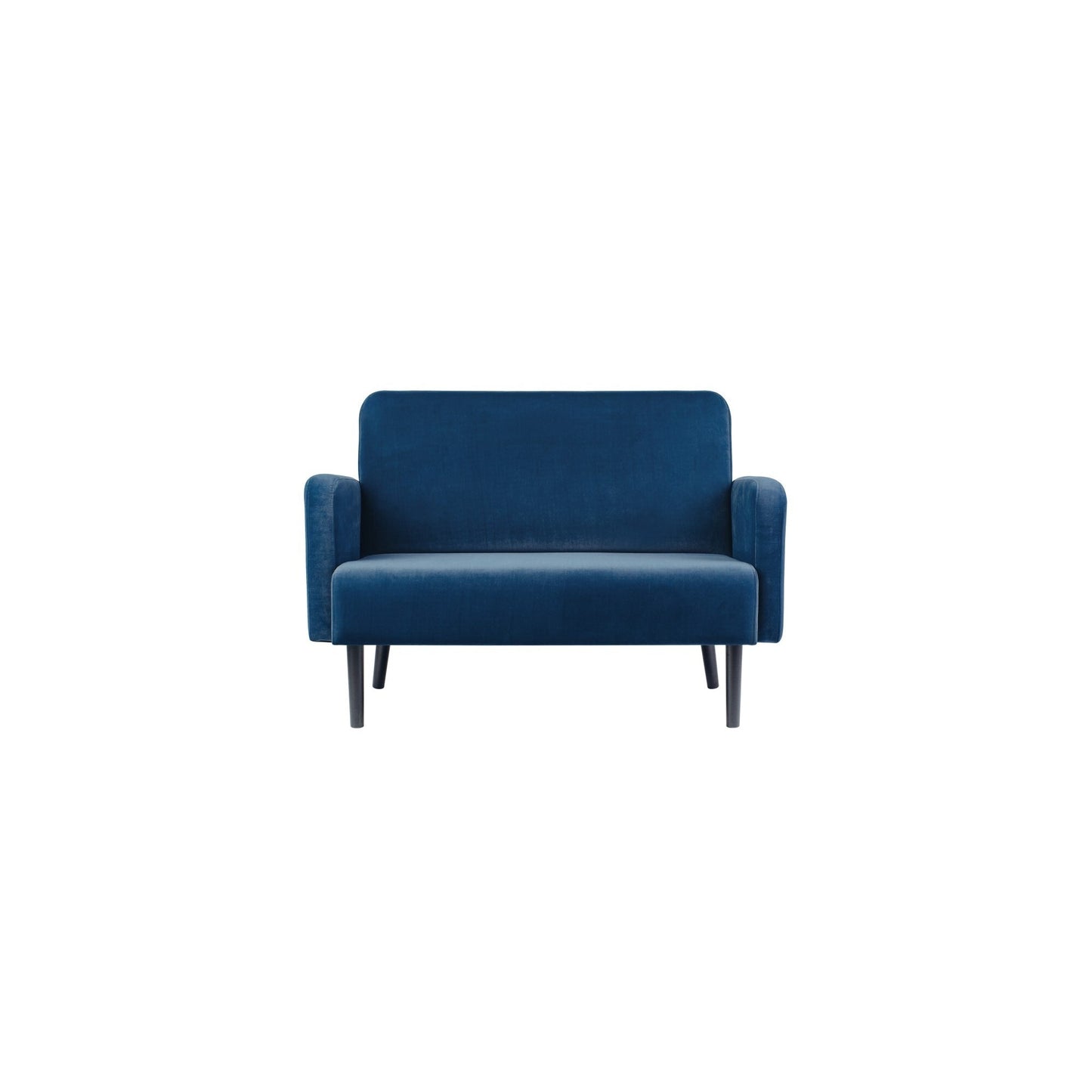 Paperflow Sofa easyChair LISBOA 124 x 83 x 81,5 cm (B x H x T) Samt (100 % Polyester) blau