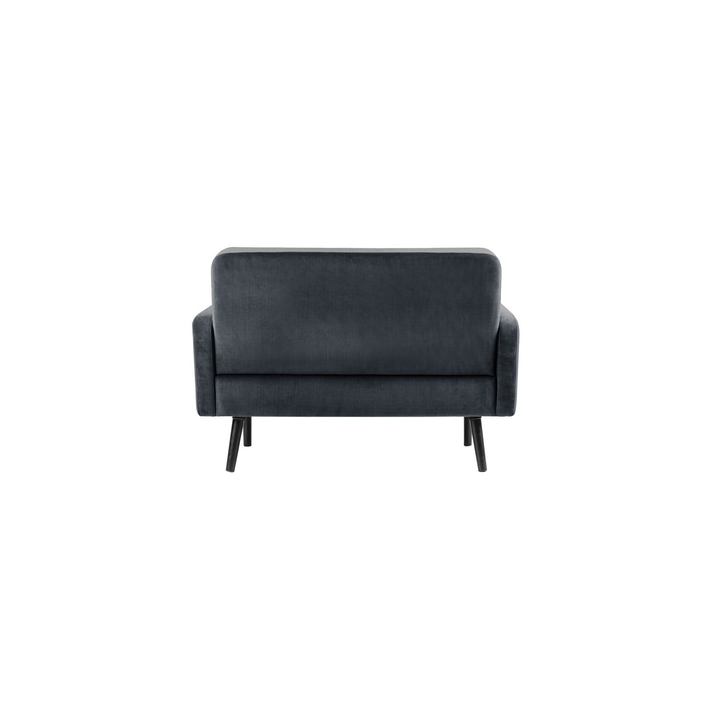 Paperflow Sofa easyChair LISBOA 124 x 83 x 81,5 cm (B x H x T) Samt (100 % Polyester) anthrazit